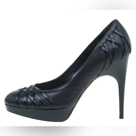Dior - Black Leather Karenine Strappy Pumps - High Heels - Size: 38 1/2
